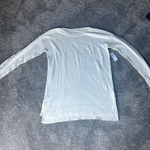 Old Navy white fall sweater nwt